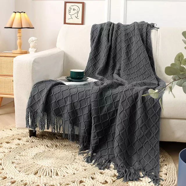 Frazada Color Gris Oscuro - Decora-vita -