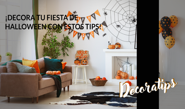 ¡Decora tu fiesta de halloween con estos tips!
