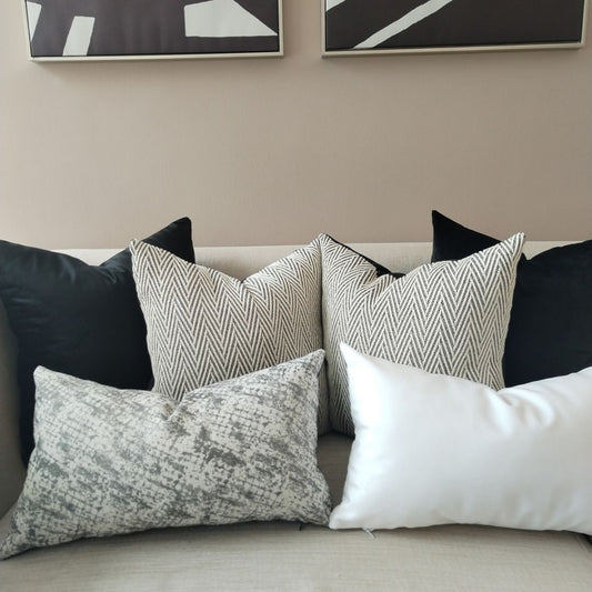 Set Cojin Black & White
